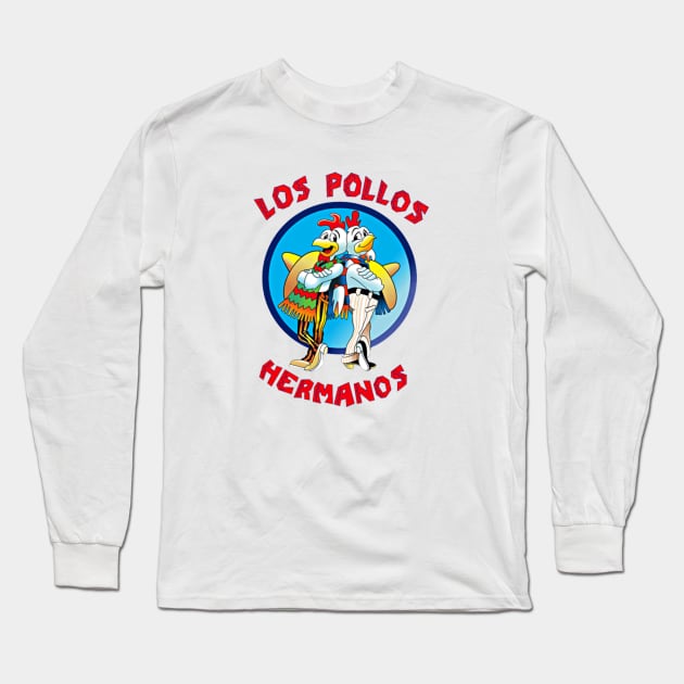 Los Pollos Hermanos Long Sleeve T-Shirt by mikehalliday14